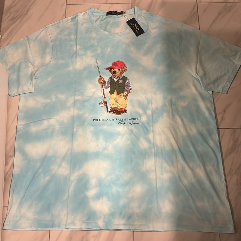 Men’s Polo Ralph Lauren Big and Tall Polo Bear T-Shirt - Picture 1 of 3